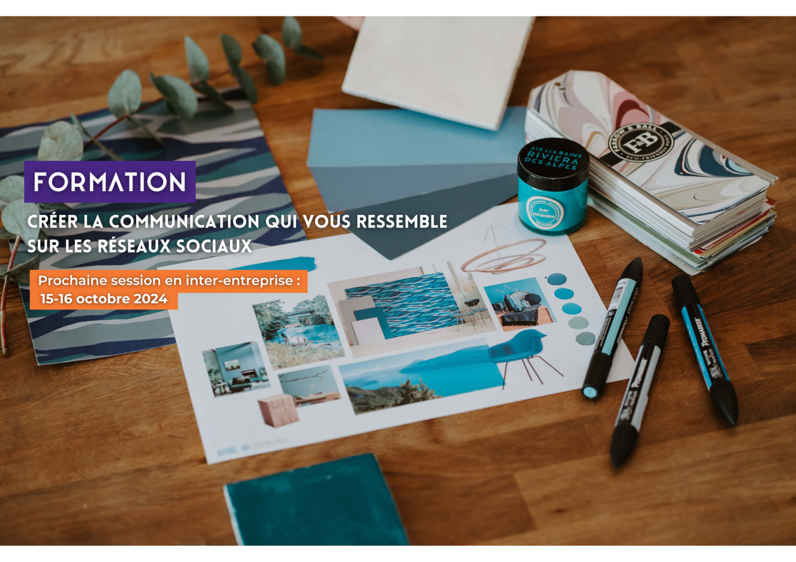 Formation Créer la communication qui vous ressemble sur les réseaux sociaux - 15-16 octobre 2024